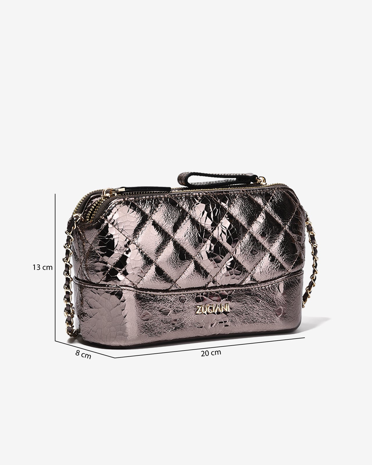 Túi Xách Tay Đeo Chéo Zuciani The Artisan N08-JC36-Nâu Color1