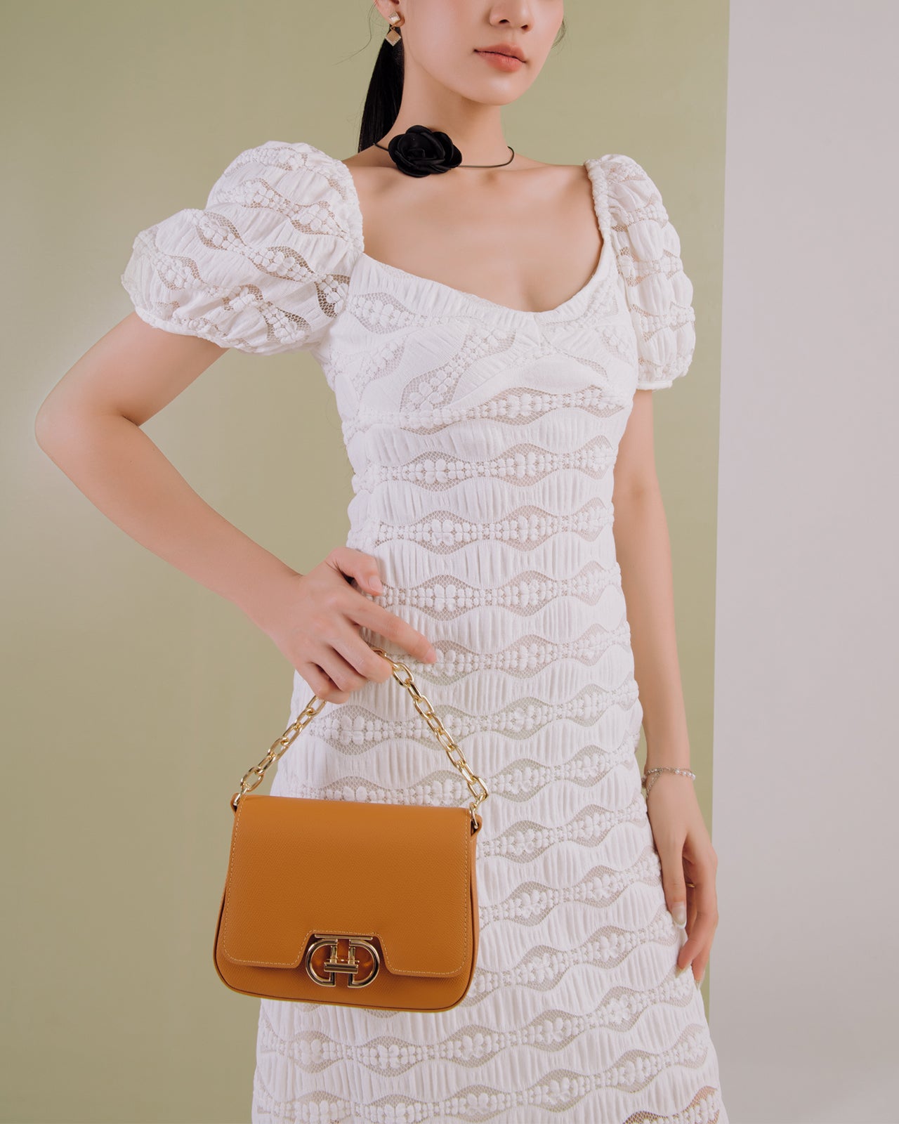 Túi Đeo Chéo Cầm Tay Zuciani Modern Divine N01-JC62-Cam Color1