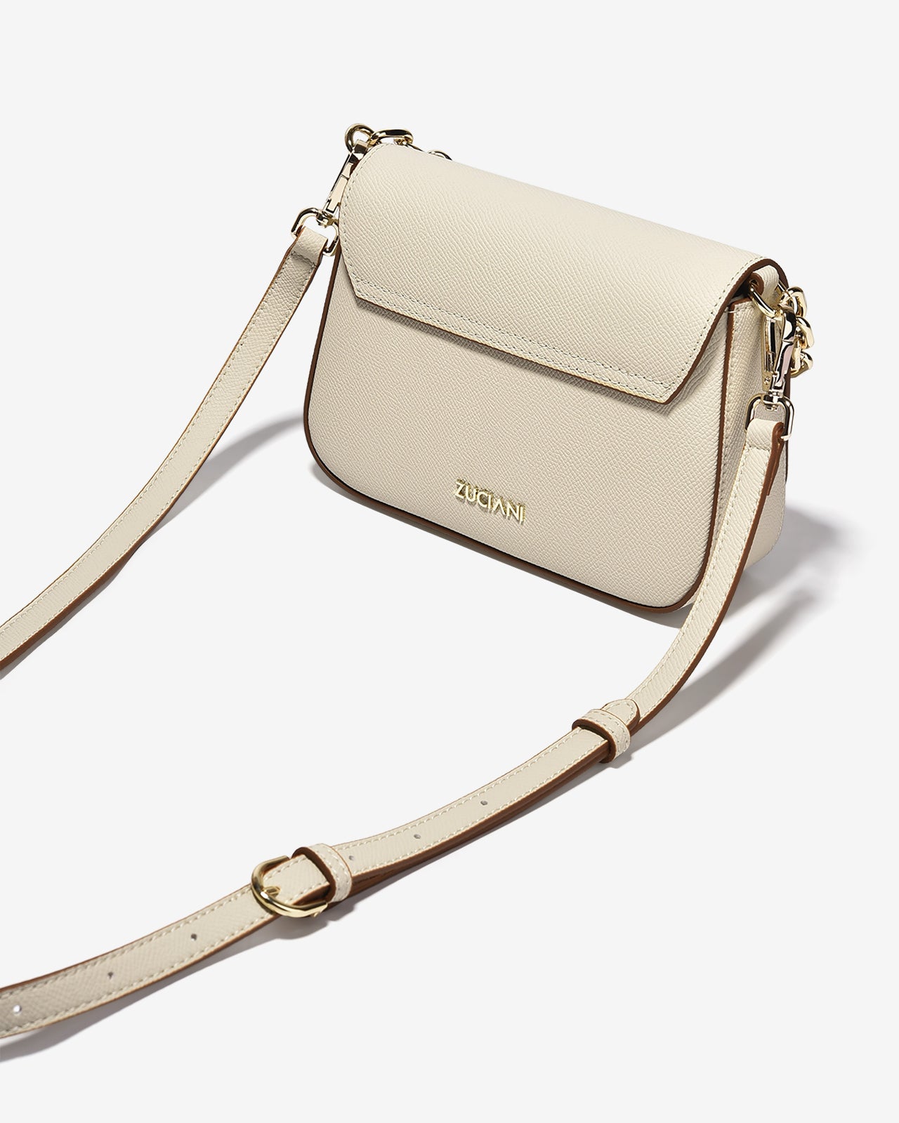 Túi Đeo Chéo Cầm Tay Zuciani Modern Divine N01-JC62-Kem Color1