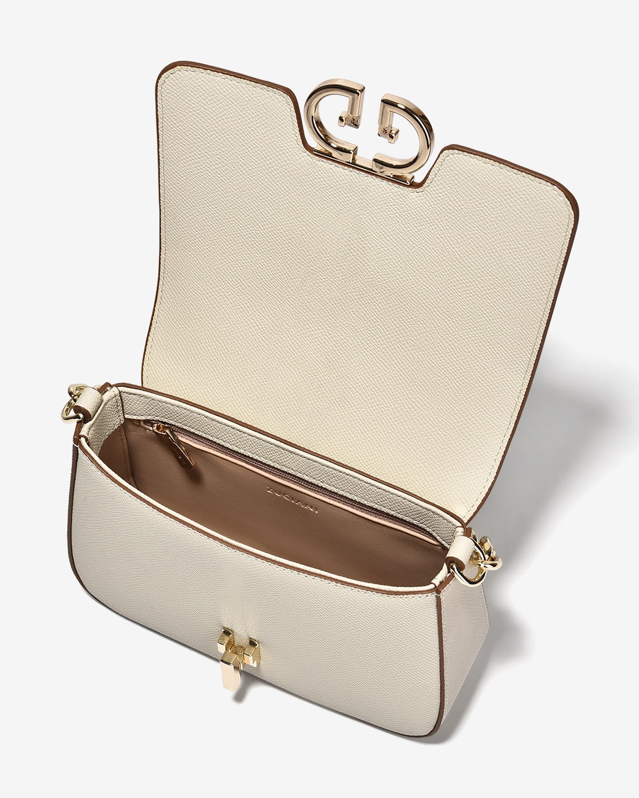 Túi Đeo Chéo Cầm Tay Zuciani Modern Divine N01-JC62-Kem Color1