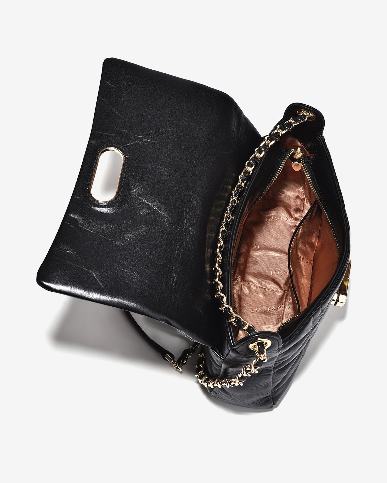 Túi Đeo Vai Dáng Chữ Nhật Zuciani Modern Divine N03-JC64-Đen Color1