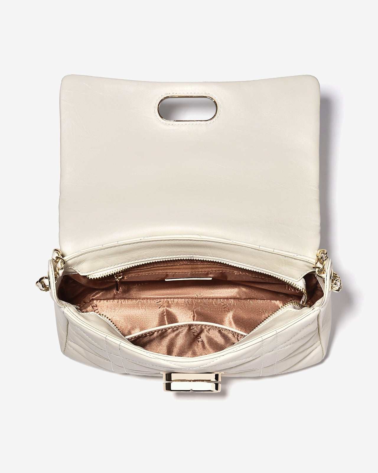 Túi Đeo Vai Dáng Chữ Nhật Zuciani Modern Divine N03-JC64-Kem Color1