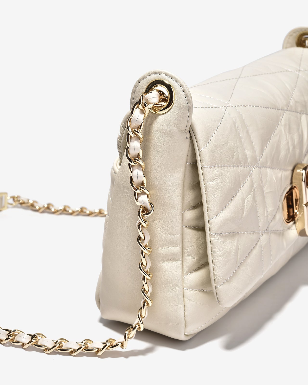 Túi Đeo Vai Dáng Chữ Nhật Zuciani Modern Divine N03-JC64-Kem Color1