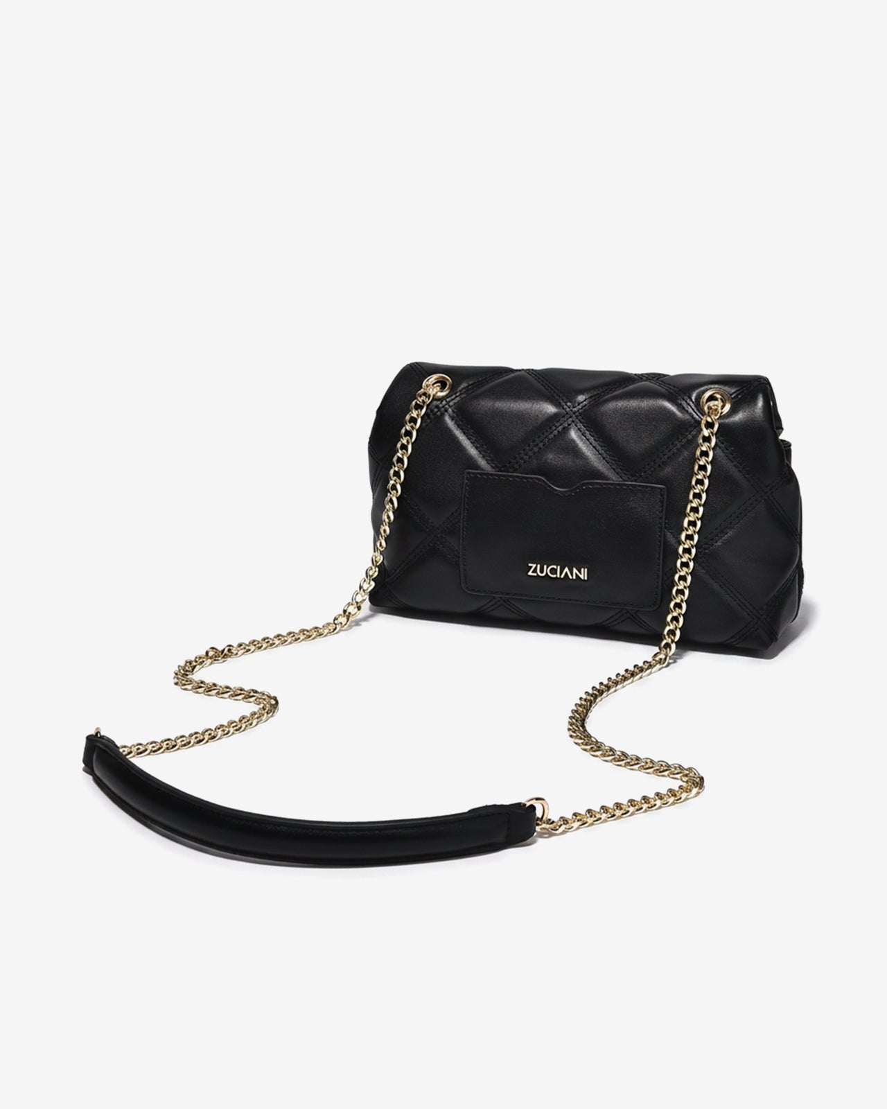 Túi Đeo Vai Chần Bông Dáng Chữ Nhật Zuciani Modern Divine N07-JC68-Đen Color1