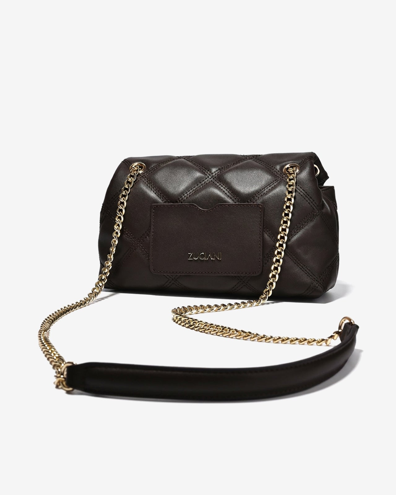 Túi Đeo Vai Chần Bông Dáng Chữ Nhật Zuciani Modern Divine N07-JC68-Nâu Color1