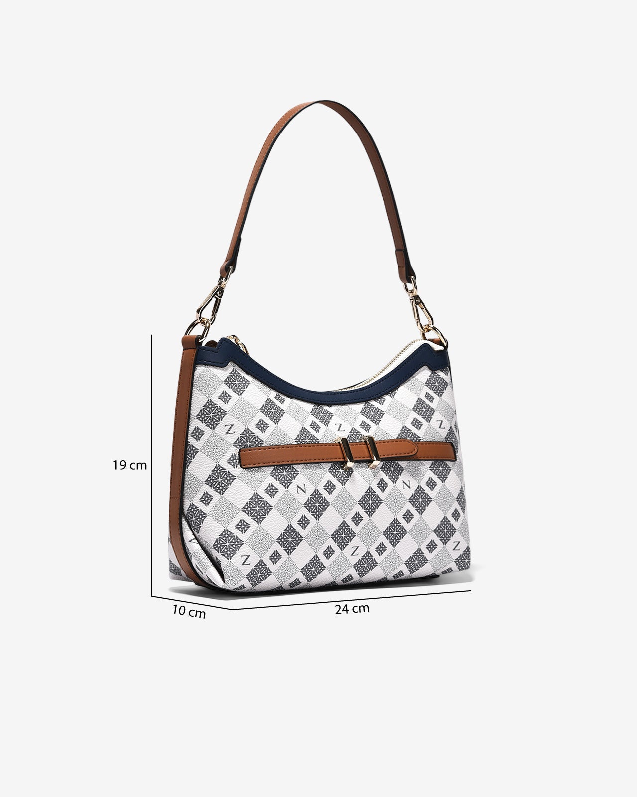 Túi Đeo Vai Hobo Zuciani Mono La Fleur N02-JYP7Xanh Color1