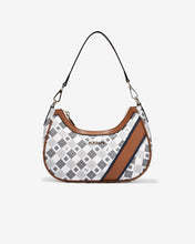 Túi Đeo Vai Hobo Phối Sọc Zuciani Mono La Fleur N05-JYP9-Xanh Color1First