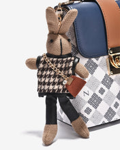 Túi Đeo Chéo Dạng Hộp Phối Phụ Kiện Zuciani Mono La Fleur N09-JYQ5-Xanh Color1