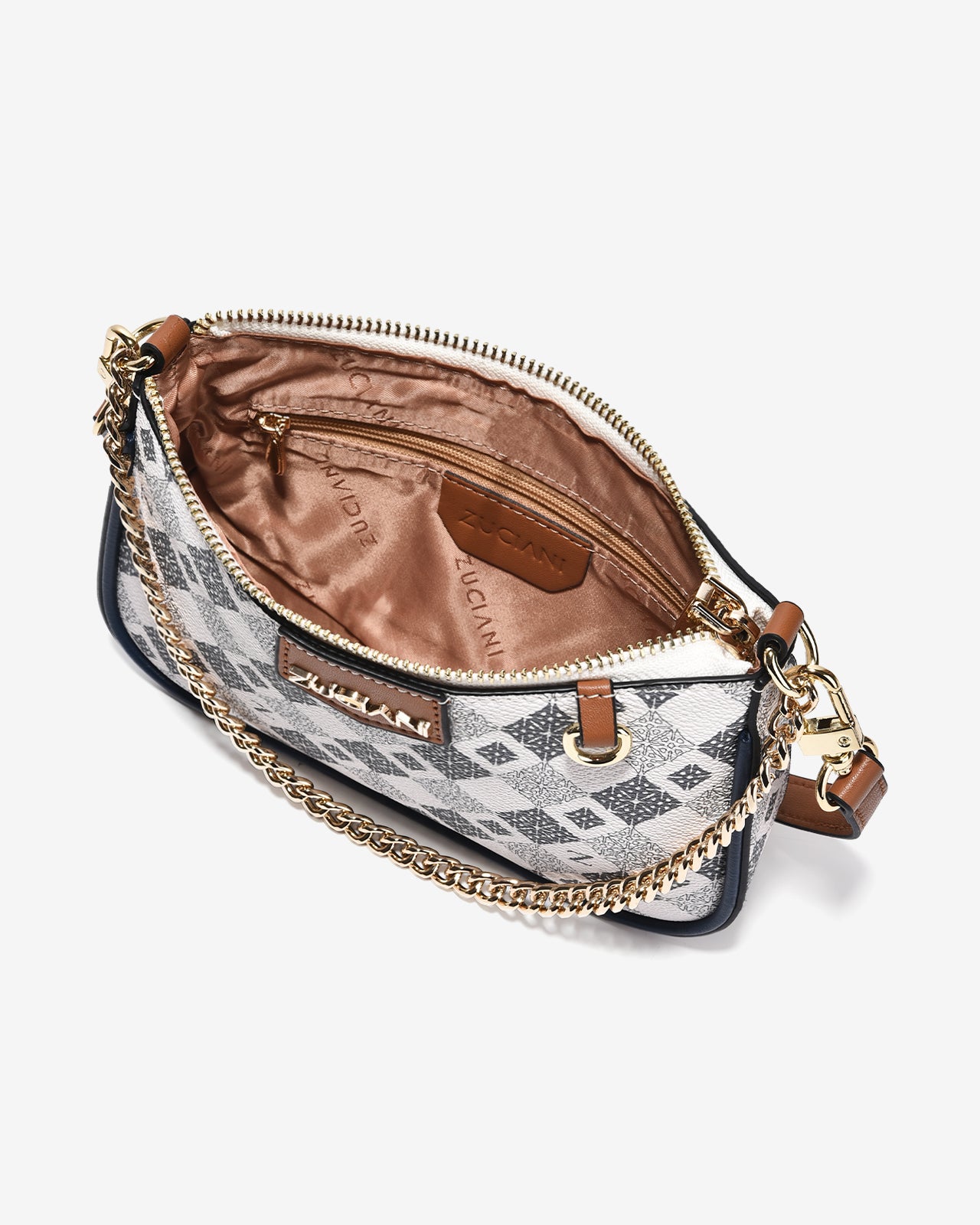 Túi Xách Tay Đeo Vai Baguette Zuciani Mono La Fleur N11-JYQ7-Xanh Color1