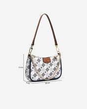 Túi Xách Tay Đeo Vai Baguette Zuciani Mono La Fleur N11-JYQ7-Xanh Color1