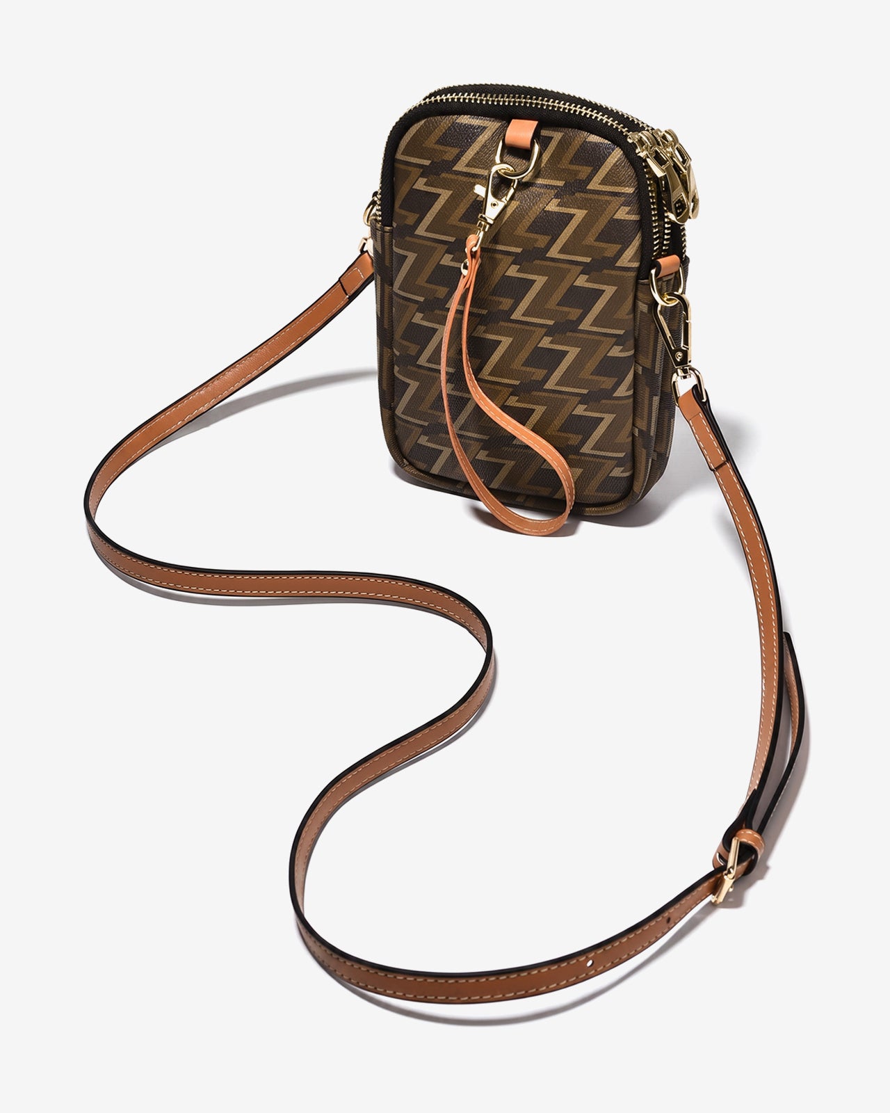 Túi Đeo Chéo Mini Zuciani Monogram Zen N02-JYR2Nâu Color1