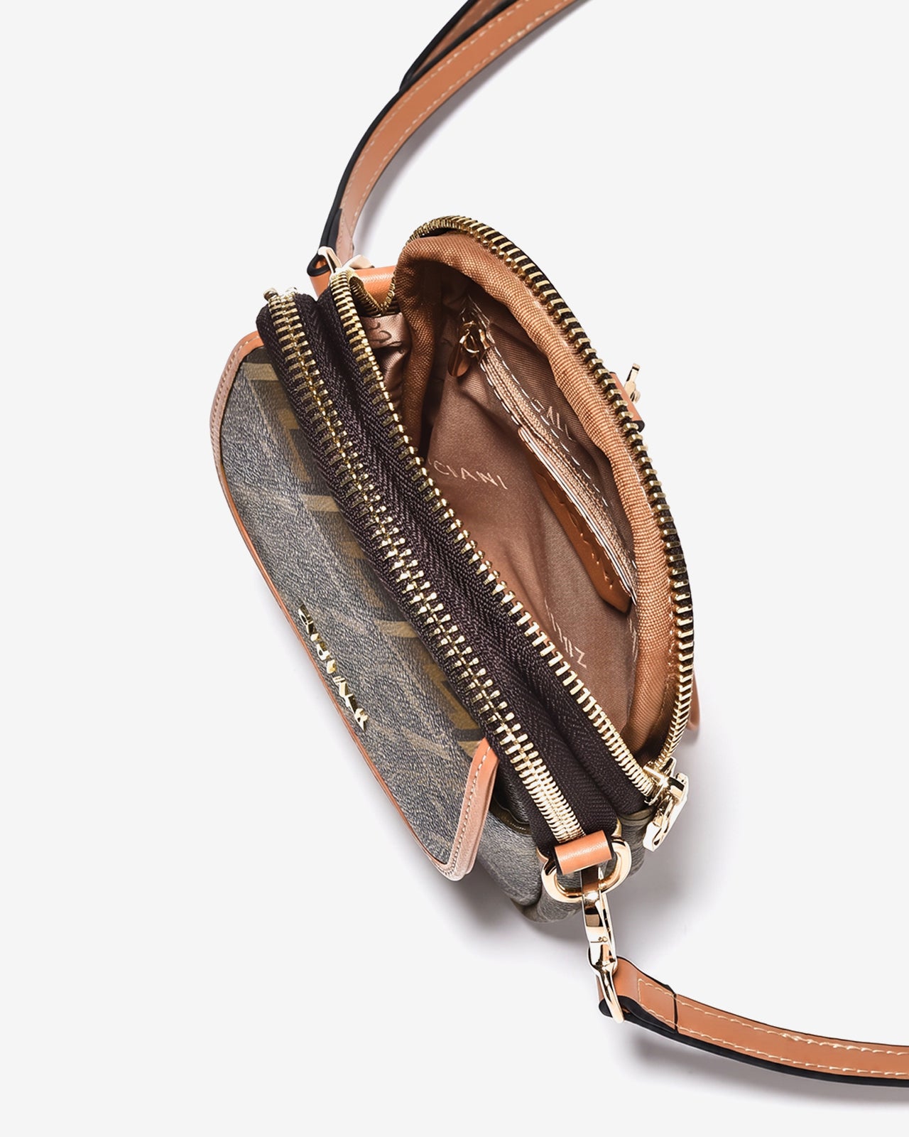 Túi Đeo Chéo Mini Zuciani Monogram Zen N02-JYR2Nâu Color1