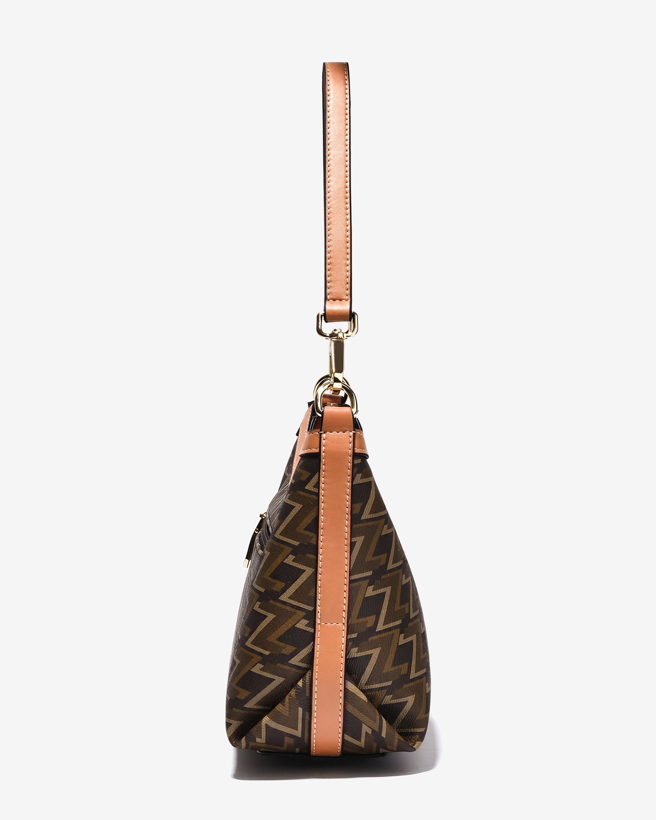 Túi Đeo Chéo Dáng Hobo Zuciani Monogram Zen N08-JYR8Nâu Color1