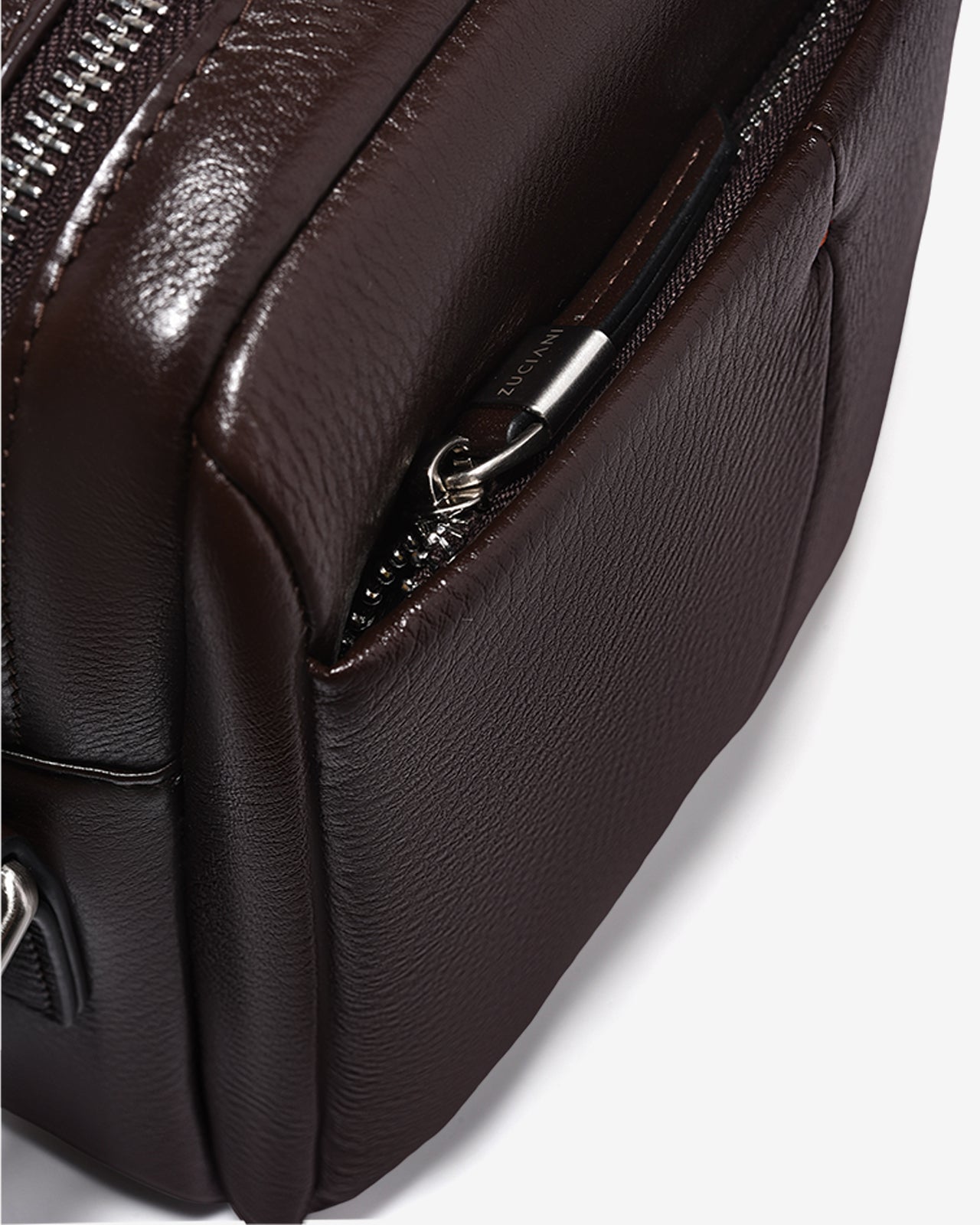 Túi Đeo Chéo Nam Cao Cấp Zuciani Modern Spirit N02-LF02Nâu Color1