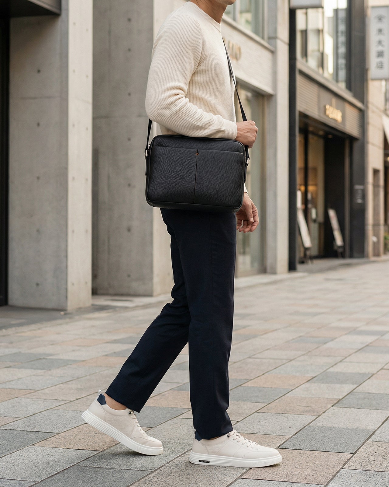 Túi Đeo Chéo Cao Cấp Zuciani Modern Spirit N03-LF03Đen Color1