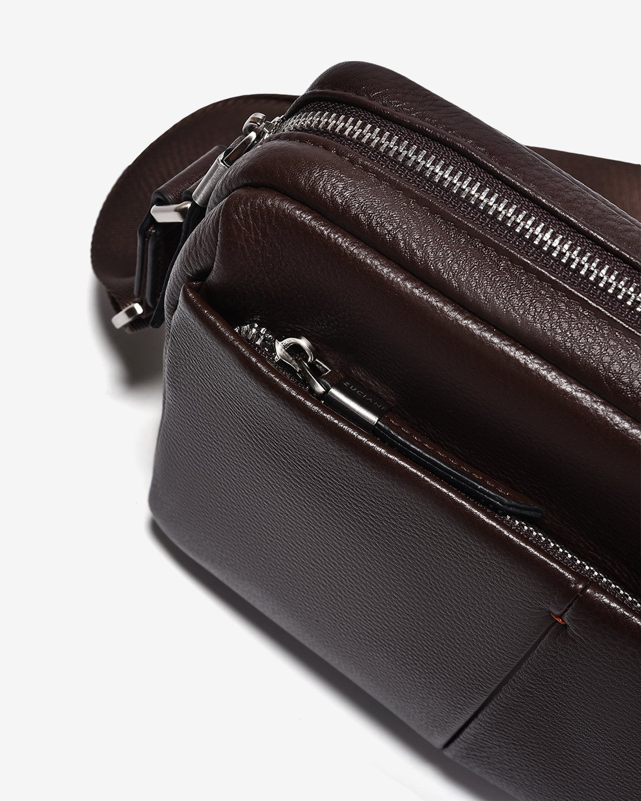 Túi Đeo Chéo Cao Cấp Zuciani Modern Spirit N03-LF03Nâu Color1