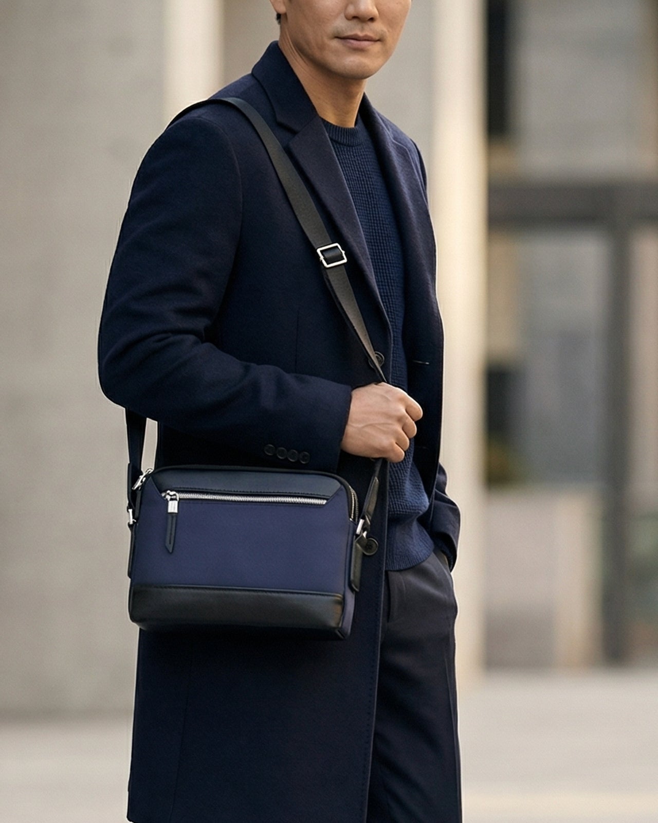 Túi Đeo Chéo Cao Cấp Zuciani Modern Spirit N07-LF07Xanh Color1