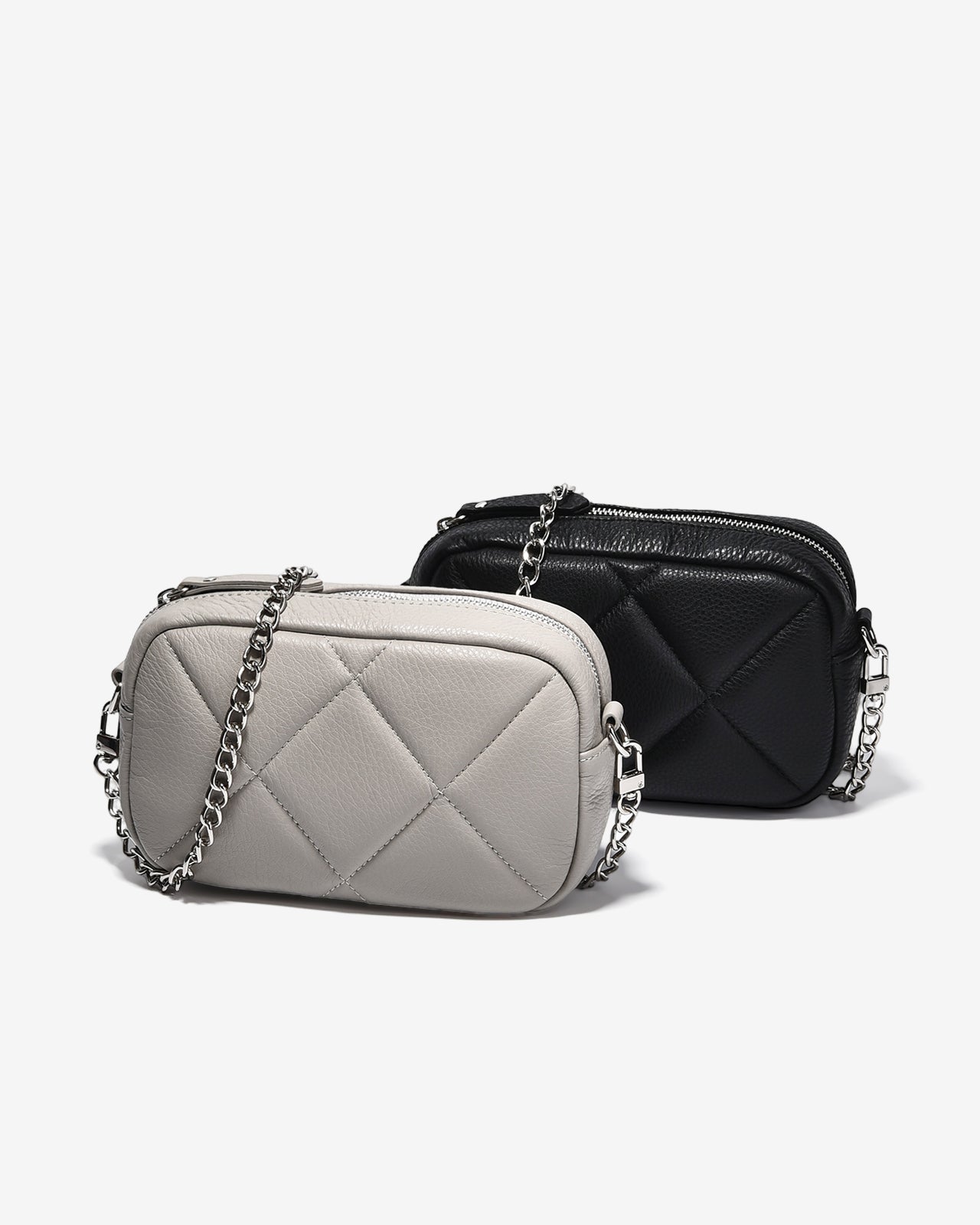 Túi Đeo Chéo Hình Oval Zuciani The Aurum Elegantia N22-TM22-Xám Color1