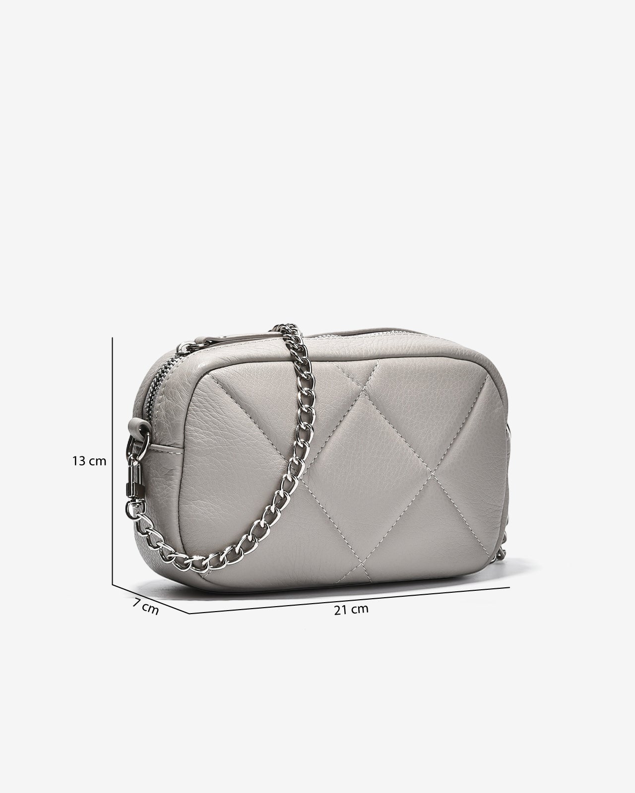 Túi Đeo Chéo Hình Oval Zuciani The Aurum Elegantia N22-TM22Xám Color1