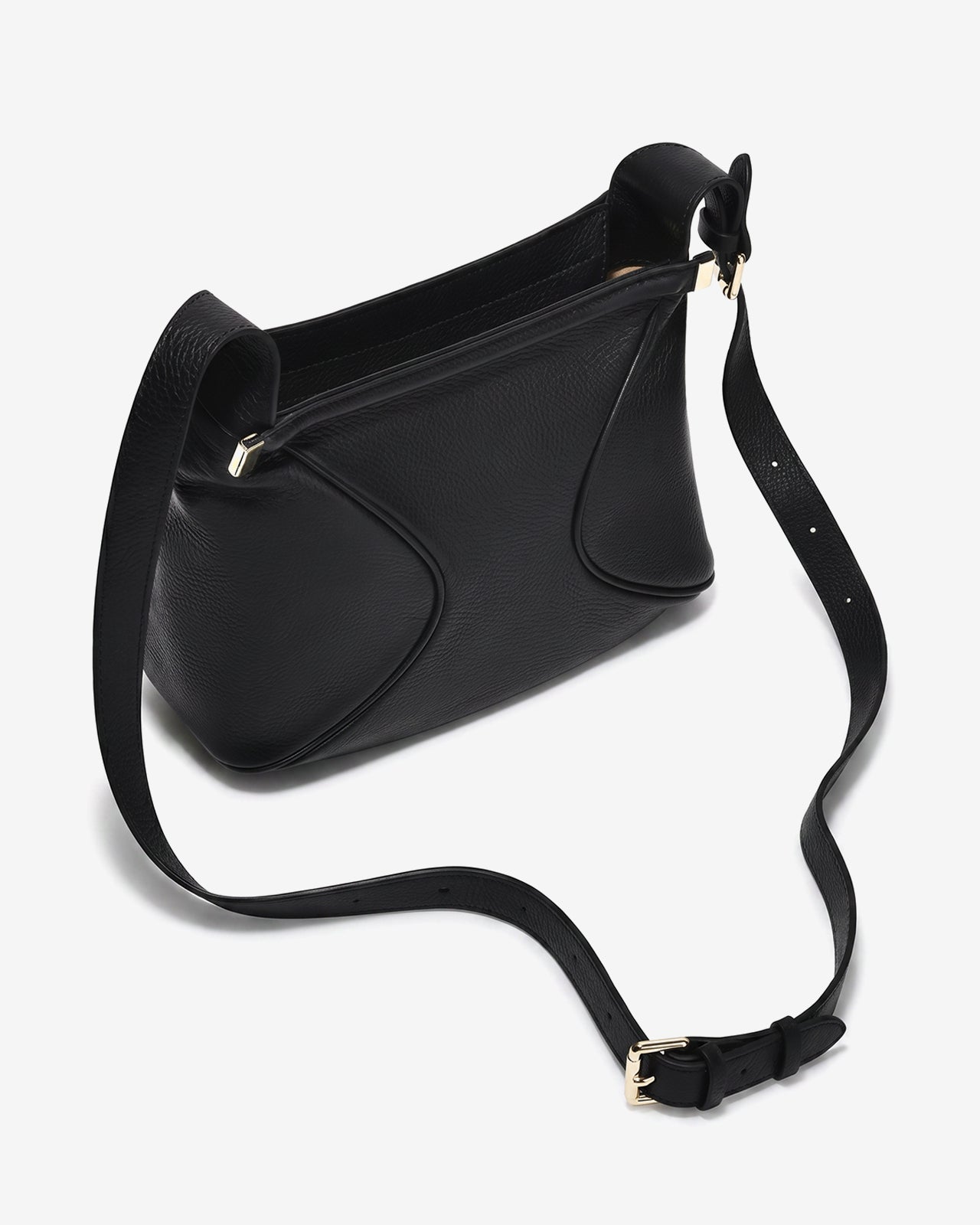 Túi Đeo Chéo Phom Mềm Vân Da Zuciani The Aurum Elegantia N27-TM27Đen Color1