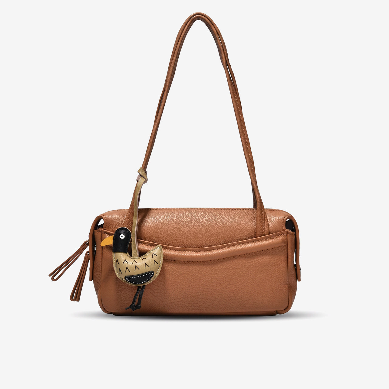 Túi Đeo Vai Kèm Charm Zuciani The Aurum Elegantia N32-TM32Bò Color1First