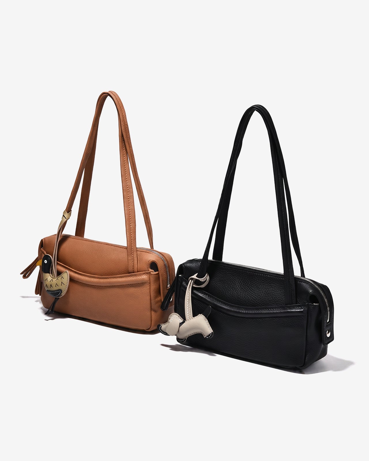 Túi Đeo Vai Kèm Charm Zuciani The Aurum Elegantia N32-TM32Bò Color1