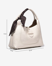 Túi Xách Tay Dáng Hobo Phối Khăn Zucia Urban Muse 02-FE02Kem Color1
