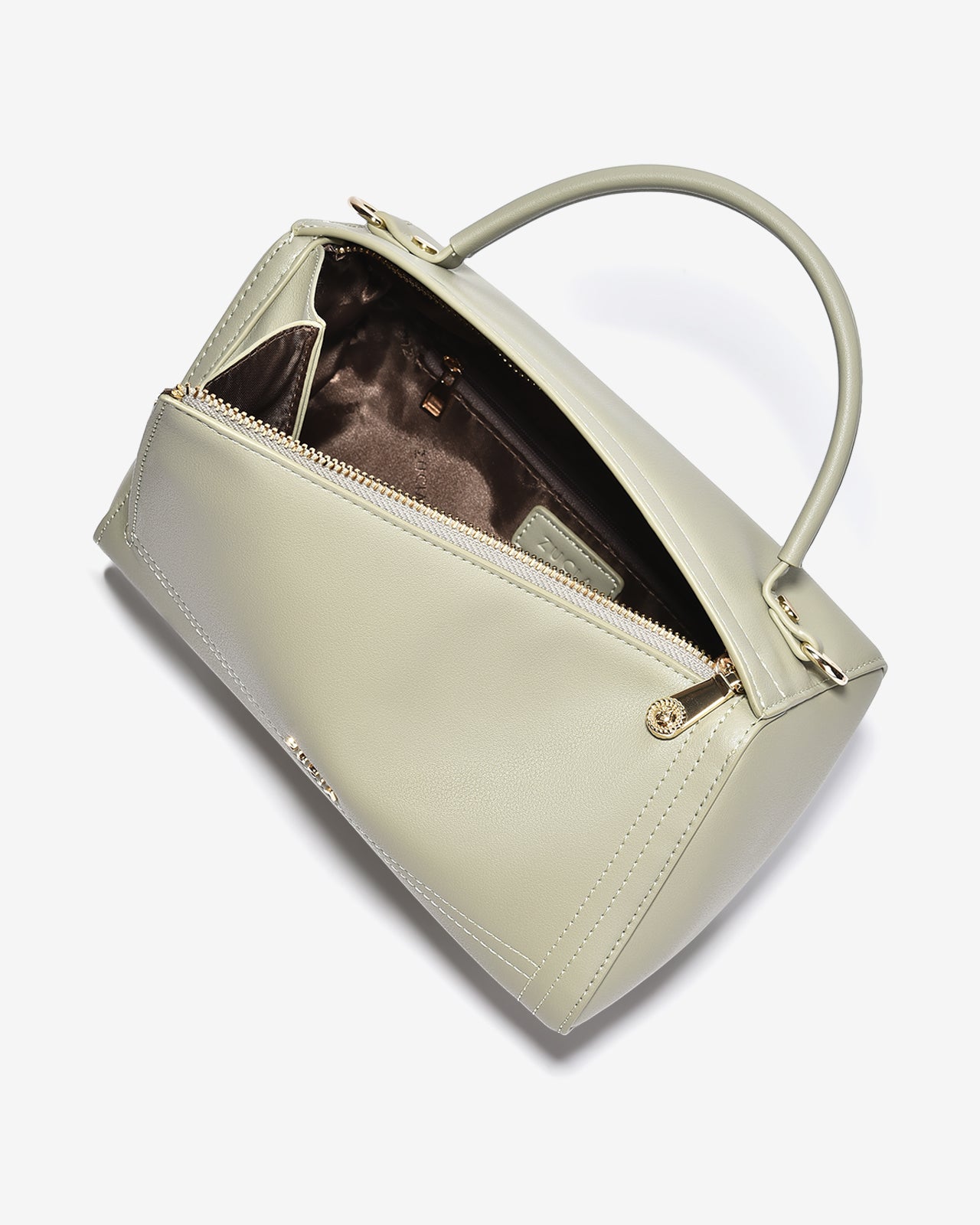 Túi Xách Tay Nữ Hình Hộp Zucia L'amant N13-JC24-Xanh Lá Color1