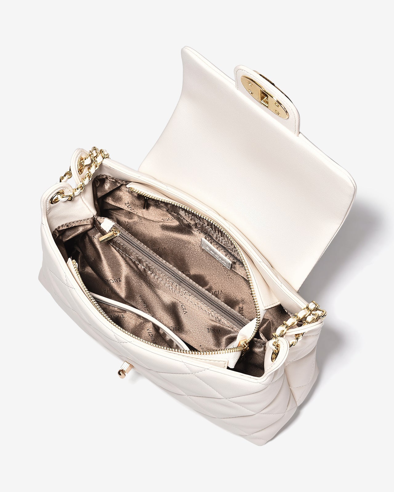 Túi Xách Tay Đeo Vai Zucia Absolute Beauty N04-JC52-Kem Color1