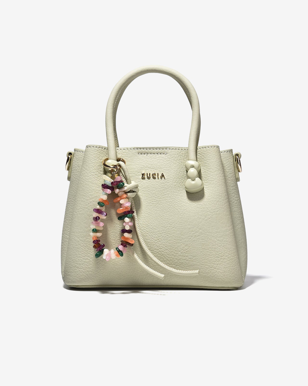 Túi Xách Tay Zucia Mini Tote Phối Charm Urban Muse N15-JC86Xanh Lá Color1First