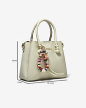 Túi Xách Tay Zucia Mini Tote Phối Charm Modern Divine N26-JC86Xanh Lá Color1