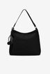 Túi Đeo Vai Dáng Hobo Vân Đan Phối Charm Zucia The Luminara N11-JS11Đen Color1First