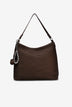 Túi Đeo Vai Dáng Hobo Vân Đan Phối Charm Zucia The Luminara N11-JS11Nâu Color1First