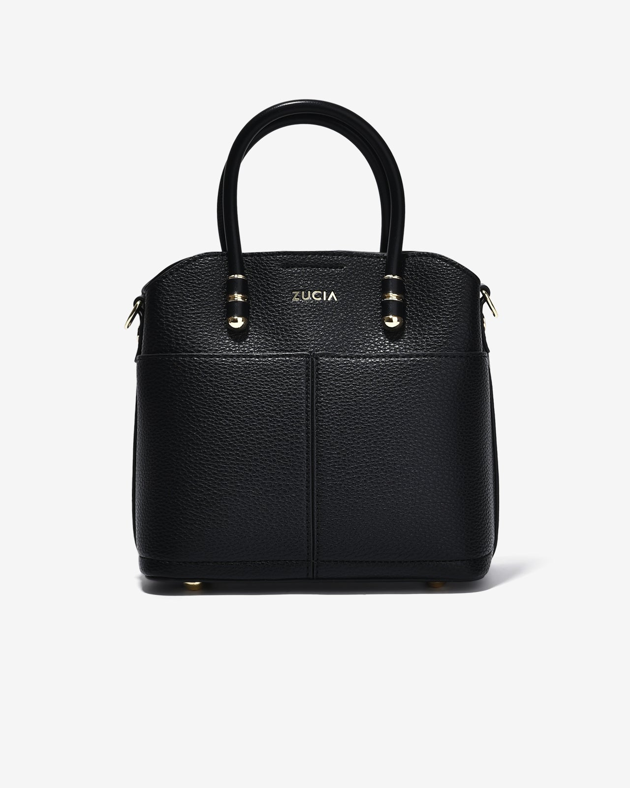 Túi Xách Tay Đeo Chéo Vân Da Mềm Zucia Into You N02-VS02-Đen Color1First