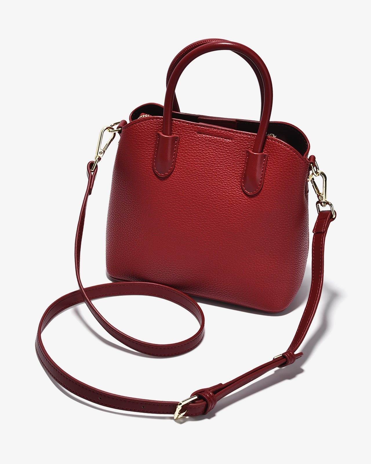 Túi Xách Tay Đeo Chéo Vân Da Mềm Zucia Into You N02-VS02-Đỏ Color1