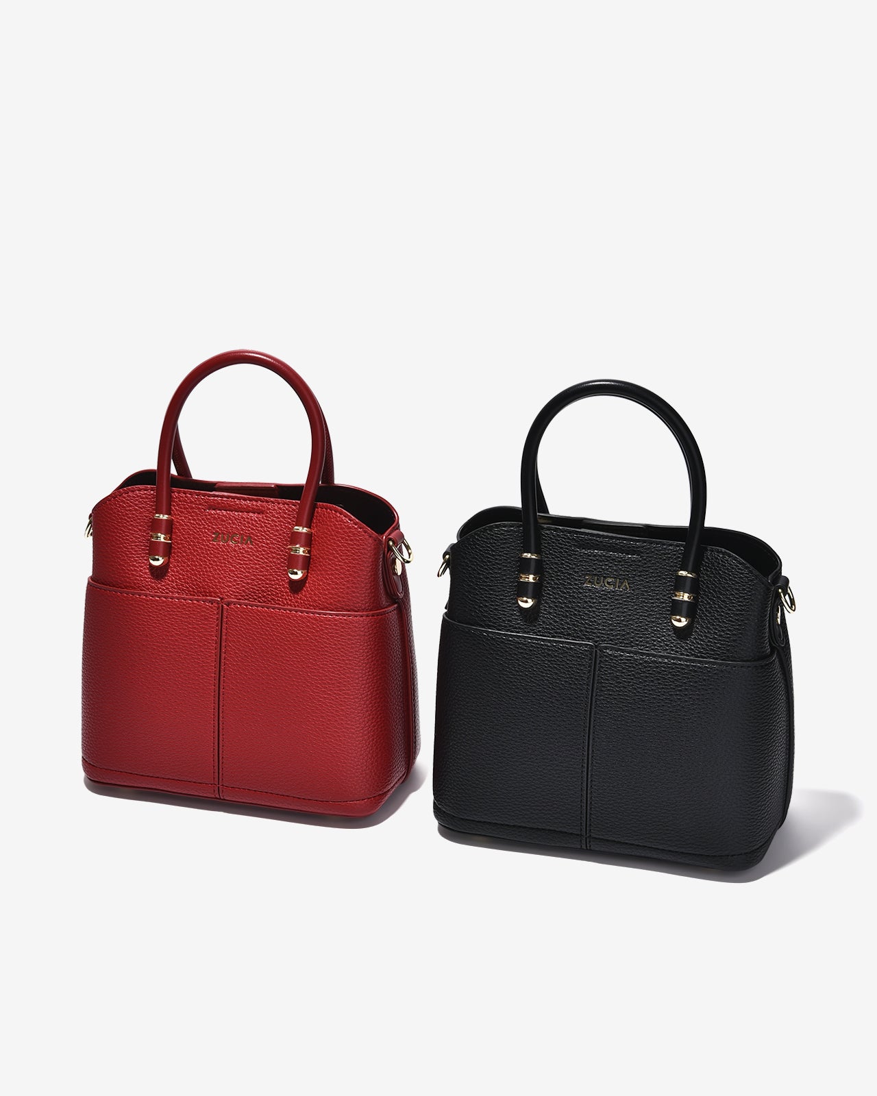 Túi Xách Tay Đeo Chéo Vân Da Mềm Zucia Into You N02-VS02-Đỏ Color1