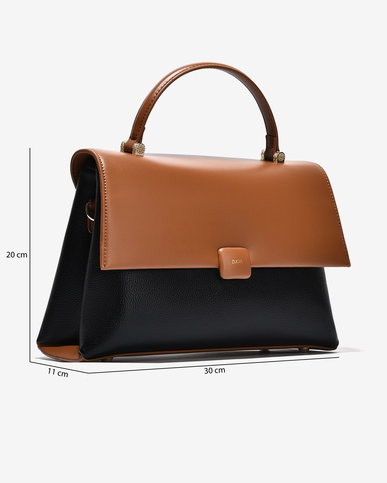 Túi Xách Tay Nữ Dáng Hình Hộp Zucia InTo You N04-VS04Đen Color1