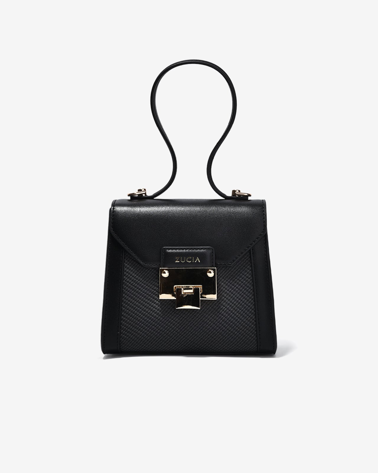 Túi Xách Tay Đeo Vai Phom Hộp Vuông Zucia Into You N05-VS05-Đen Color1First