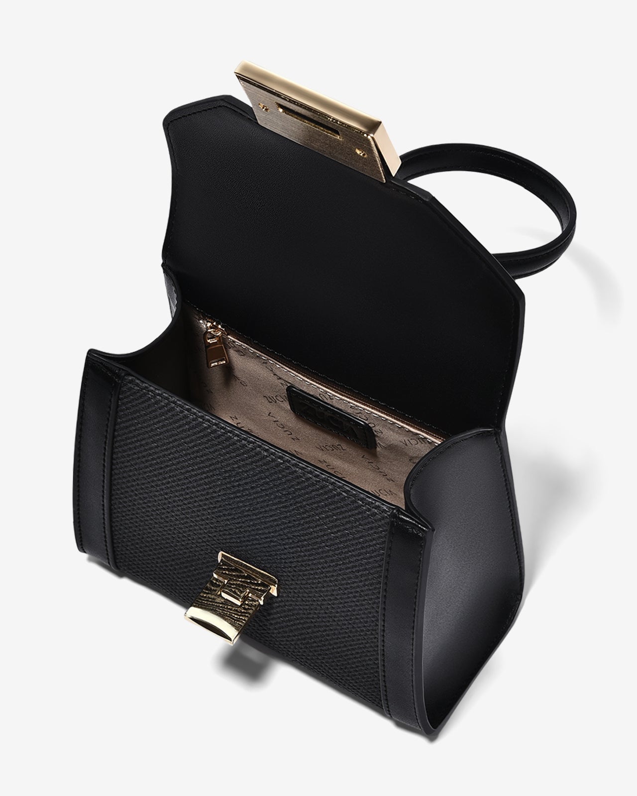 Túi Xách Tay Đeo Vai Phom Hộp Vuông Zucia Into You N05-VS05-Đen Color1