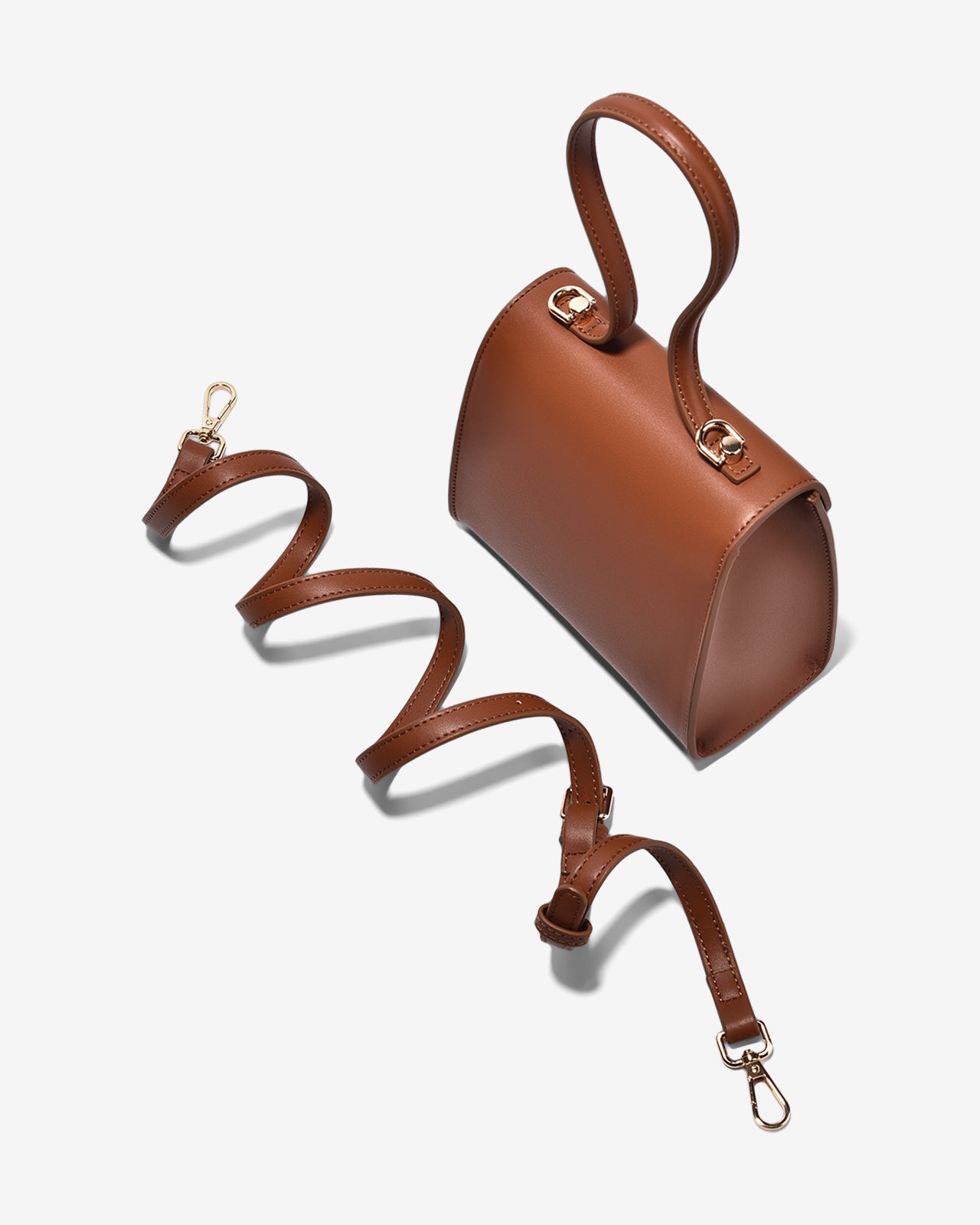 Túi Xách Tay Đeo Vai Phom Hộp Vuông Zucia Into You N05-VS05-Nâu Color1