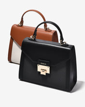 Túi Xách Tay Dáng Hộp Hoạ Tiết Đan Zucia Into You N06-VS06-Nâu Color1