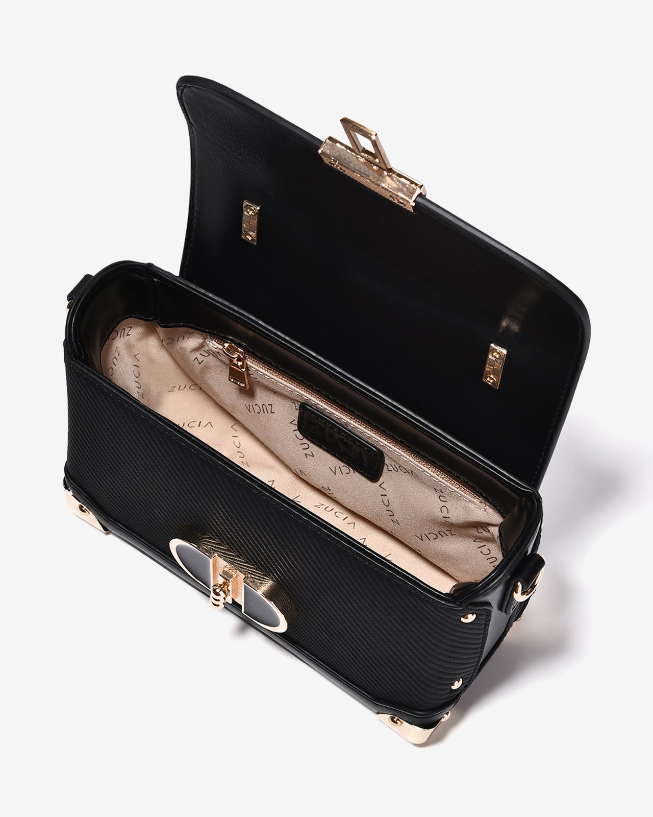 Túi Cốp Xách Tay Đeo Vai Nắp Cài Zucia Into You N07-VS07-Đen Color1