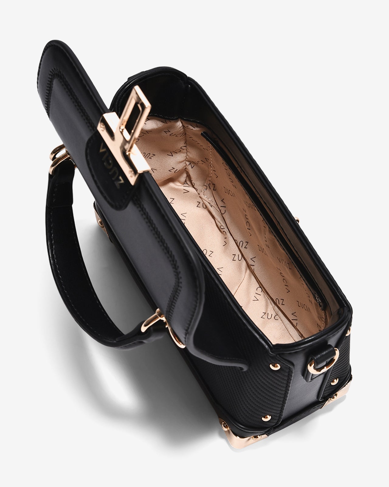 Túi Cốp Xách Tay Đeo Vai Nắp Cài Zucia Into You N07-VS07-Đen Color1