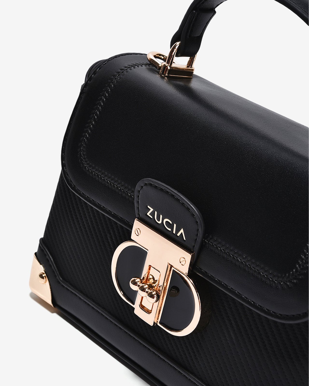 Túi Cốp Xách Tay Đeo Vai Nắp Cài Zucia Into You N07-VS07-Đen Color1