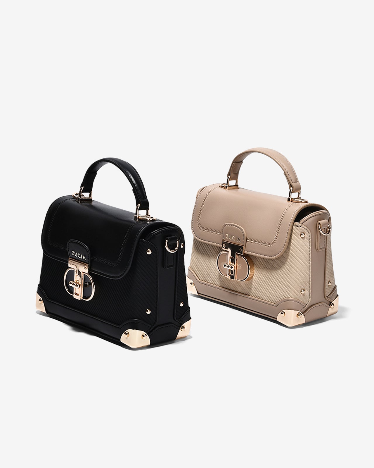 Túi Cốp Xách Tay Đeo Vai Nắp Cài Zucia Into You N07-VS07-Đen Color1