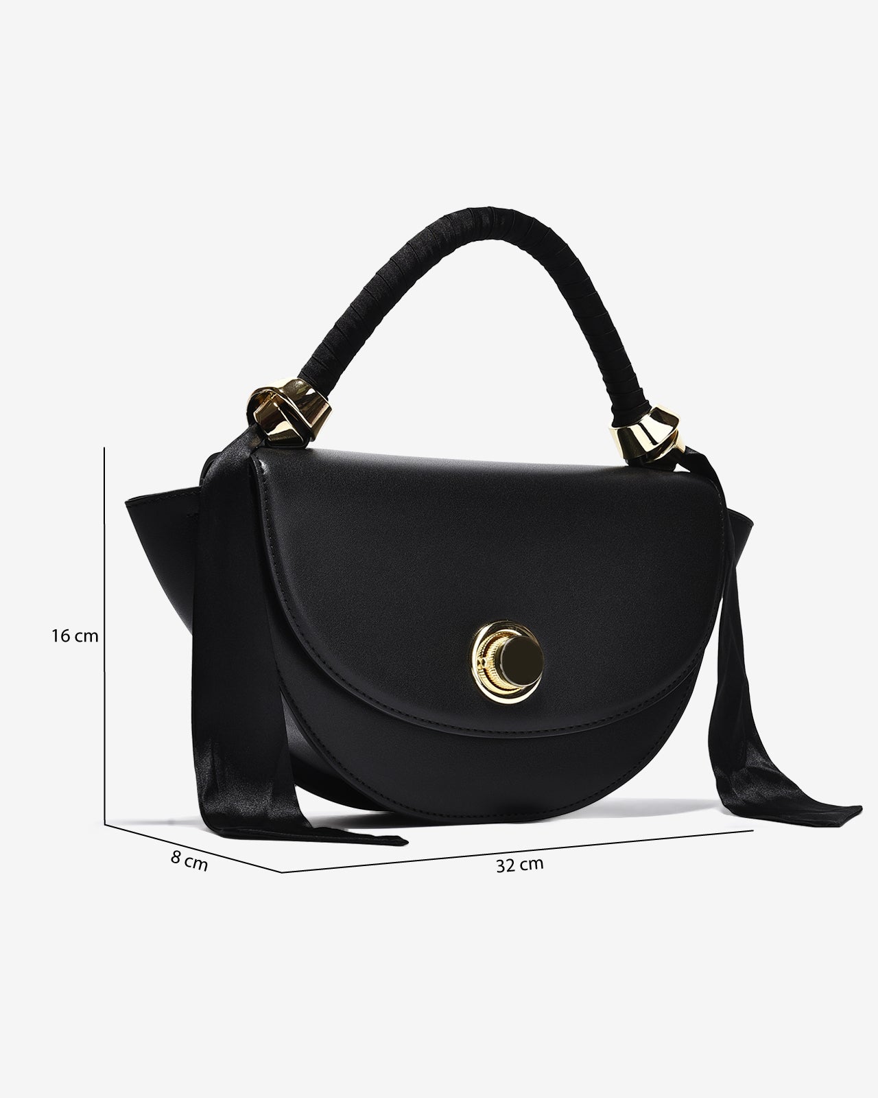 Túi Xách Tay Đeo Chéo Nữ Dáng Vỏ Sò Zucia InTo You N08-VS08-Đen Color1