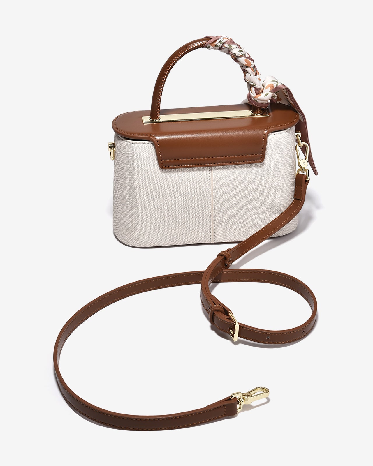 Túi Xách Tay Đeo Chéo Dáng Hộp Zucia InTo You N16-VS16-Kem Color1