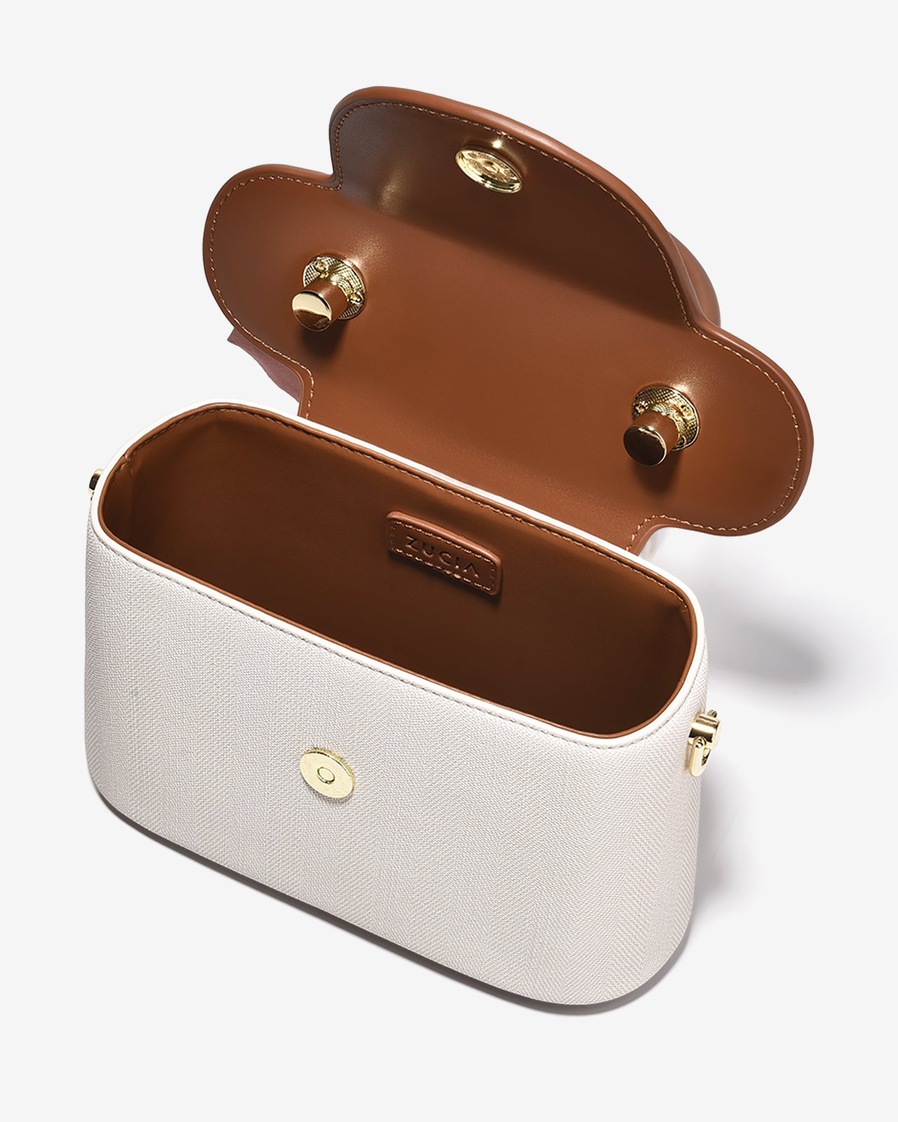 Túi Xách Tay Đeo Chéo Dáng Hộp Zucia InTo You N16-VS16-Kem Color1