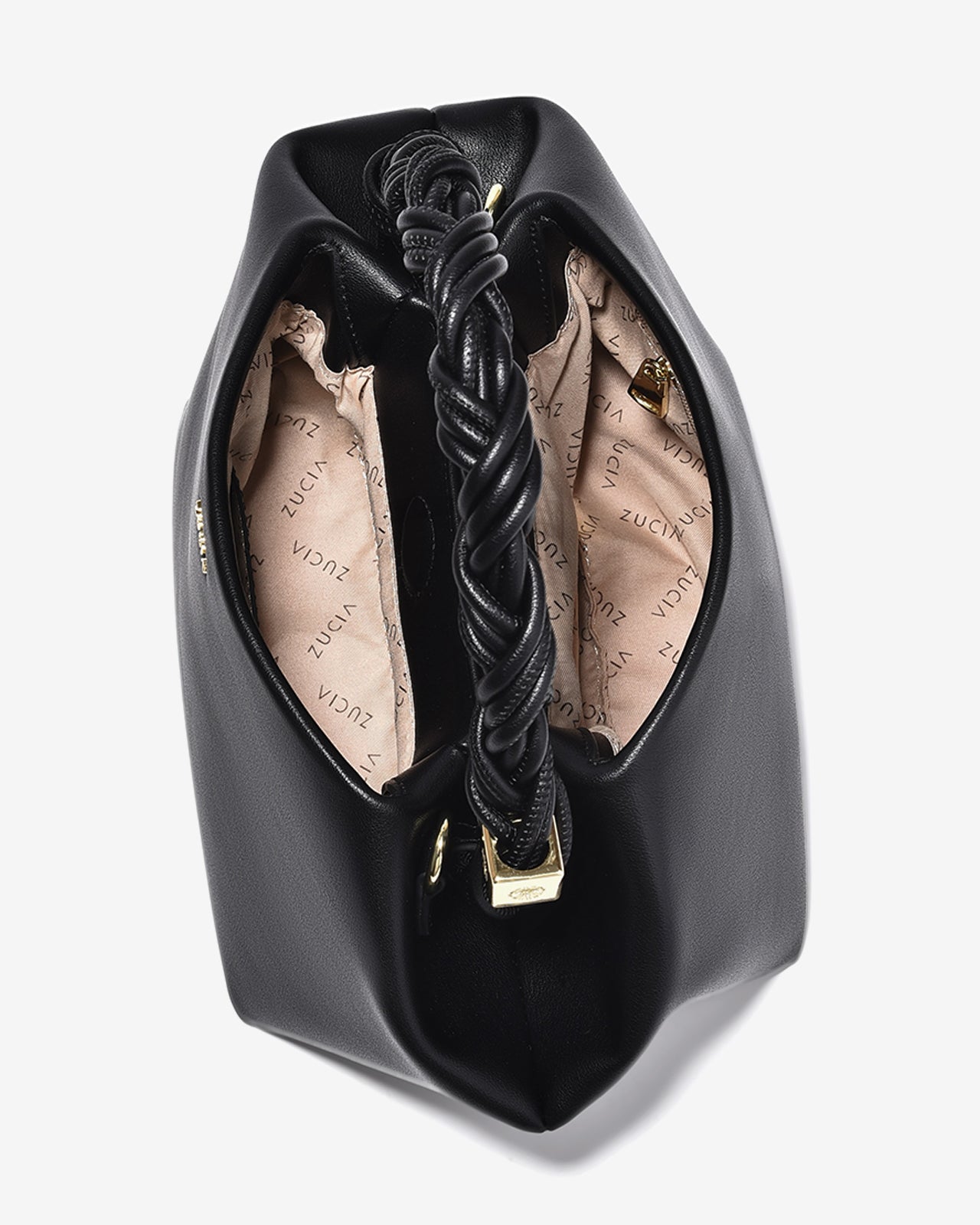 Túi Xách Tay Đeo Chéo Quai Xoắn Zucia InTo You N17-VS17Đen Color1