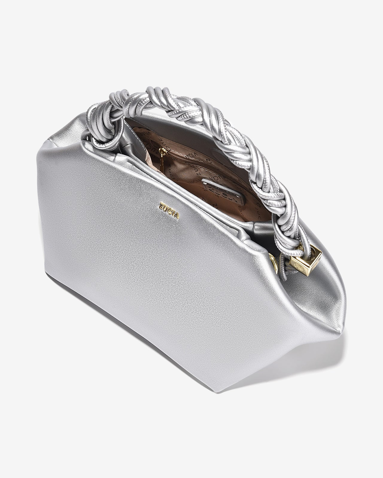 Túi Xách Tay Đeo Chéo Quai Xoắn Zucia InTo You N17-VS17-Xám Color1